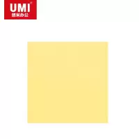 悠米 P02002Y 易事贴 76mm*76mm 黄色 12本/盒 单盒装