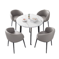悦雅阁 洽谈桌 80cm圆桌+4把椅子 /套