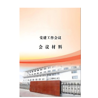 振之宏 会代会资料 A4内页139张皮250克铜板胶钉 份