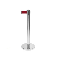 振之宏 不锈钢警戒线警示柱围栏伸缩带隔离带 2m长 个