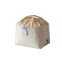 美好佳诗 加厚帆布束口被子收纳袋标签衣物整理袋多功能大容量四件套手提袋 个