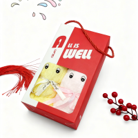 优品尚竹欢喜小兔毛巾双条礼盒 HXXT-02