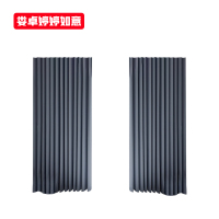 娄卓婷婷如意 简约卧室遮阳遮光隔热防晒客厅流星麻布窗帘 LZ-CL3 米(含轨道罗马杆等配件)