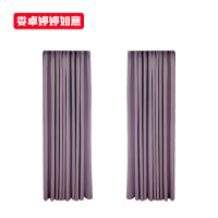 娄卓婷婷如意 简约卧室遮阳遮光隔热防晒客厅流星麻布窗帘 LZ-PF01 平方米(含轨道罗马杆等配件)