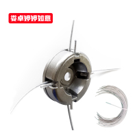 娄卓婷婷如意 汽油割草机斯蒂尔割灌机打草机铝合金尼龙钢丝绳打草头 GSD-2(含20根钢丝打草绳) 个