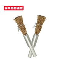 娄卓婷婷如意 圆柱钢丝笔型刷除锈刷笔形刷抛光打磨笔型钢笔形钢丝刷 6x12mm 个