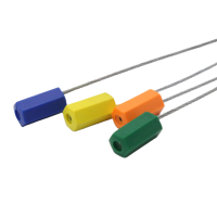 联岚一次性六角钢丝铅封防拆扎带物流封签/条