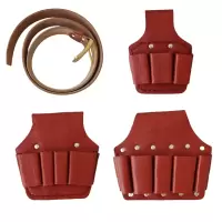 联岚加厚牛皮电工工具包腰包钳子套/个