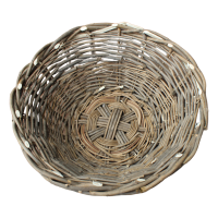 联岚白蜡条抬筐口径50cm底径30cm高20cm个