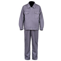 盾之源 工作服 灰蓝黄三色 各尺码 套(170灰色)