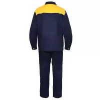 盾之源 工作服 灰蓝黄三色 各尺码 套(180蓝色)