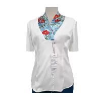 泛为 女短袖衬衫(含丝巾)定制 件