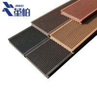 堇柏 塑木地板 条纹块