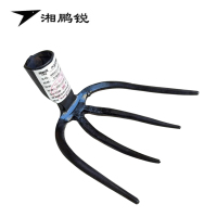 湘鹏锐 手工锻打耙子 四齿耙子农用工具 200mm 不带把 把