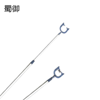 蜀御 不锈钢伸缩钢叉抓捕器 伸缩防暴铁脚叉把手款 1把