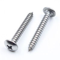 vzi 304不锈钢十字大扁头自攻螺钉螺丝 ST3.5×40(200个) 包