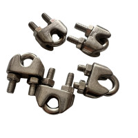 vzi 304不锈钢U型夹钢丝绳夹头 M6(6个) 包