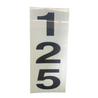 顺亦兴 警示3M反光膜接触网粘贴式杆号牌(含胶水)100*290mm/块