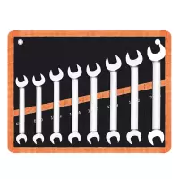 菁普华双向两用棘轮扳手8件套8-19mm套