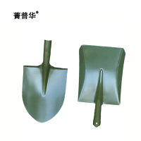 菁普华锰钢铁锹头尖锹方锹240*300mm把