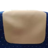 丽绣坊金色抗皱商务头巾片 35.5*28.5CM