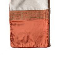 绣花拼接腰靠枕套 58*35CM