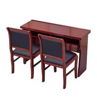 博邦瑞达双人条桌椅 1桌2椅 1200*400*750mm 套