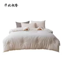 华北昶隆 被芯保暖棉被米白色 4斤180*220cm/床