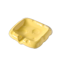 BABY LIZARD 陶瓷奶酪肥皂盒家用高档放厕所沥水香皂盒免打孔卫生间置物架皂盒 个