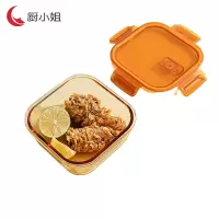 厨小姐微波炉玻璃饭盒-正方形800/个