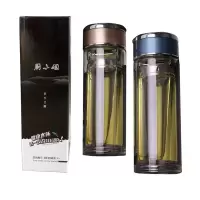 厨小姐好运双层玻璃杯300ML/CXJ-SY095个