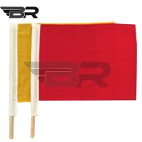 BR勃瑞/红黄指挥旗信号旗发令旗/红黄色/个