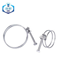 迦毅不锈钢双钢丝喉箍34-38mm个