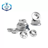 迦毅不锈钢法兰螺母M4个