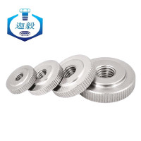 迦毅滚花薄螺母M6个