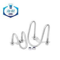 迦毅双U型卡扣M6-21x60个