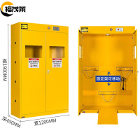 福茂莱 气瓶柜 三瓶台