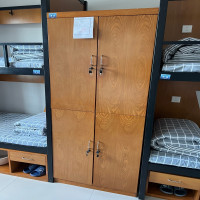 鑫欣韵 实木组合衣柜 800mm*500mm*2400mm/套