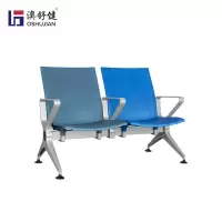澳舒健PU医院候诊椅输液椅休息联排公共座椅排椅机场椅等候椅 SJ9072G二人位 1张