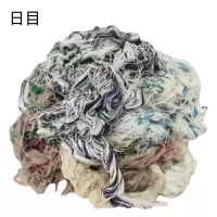 日目 一次性棉纱 棉丝杂色WQ-112/kg