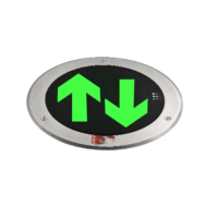 众恒丰 嵌入式 24-220v圆形地面疏散警示指示灯 16cm/个(双向)