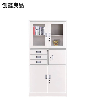 创鑫良品 中三斗文件柜 850*390*1800mm 台