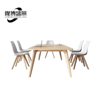 隆博盛景 实木会议桌1500*1200*750mm/张