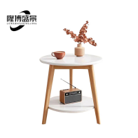 隆博盛景实木洽谈桌/接待桌600×600×600㎜/个