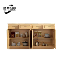 隆博盛景实木茶水柜餐边柜810×400×800㎜/组