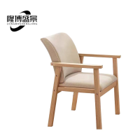 隆博盛景实木洽谈椅/接待椅510×520×850㎜/把
