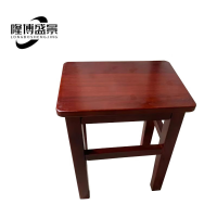 隆博盛景 实木方凳340*260*450㎜/个