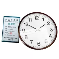 和居态 圆形简约石英钟 14英寸 个