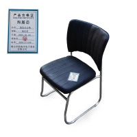 和居态 纯色办公椅 黑皮革 把