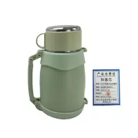 和居态 316不锈钢大肚保温杯 灰豆绿1500ml 个